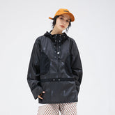 Unisex Jacket Shell Jacket Men's and Women's Loose Hooded Coat Mechanical Style Jacket
